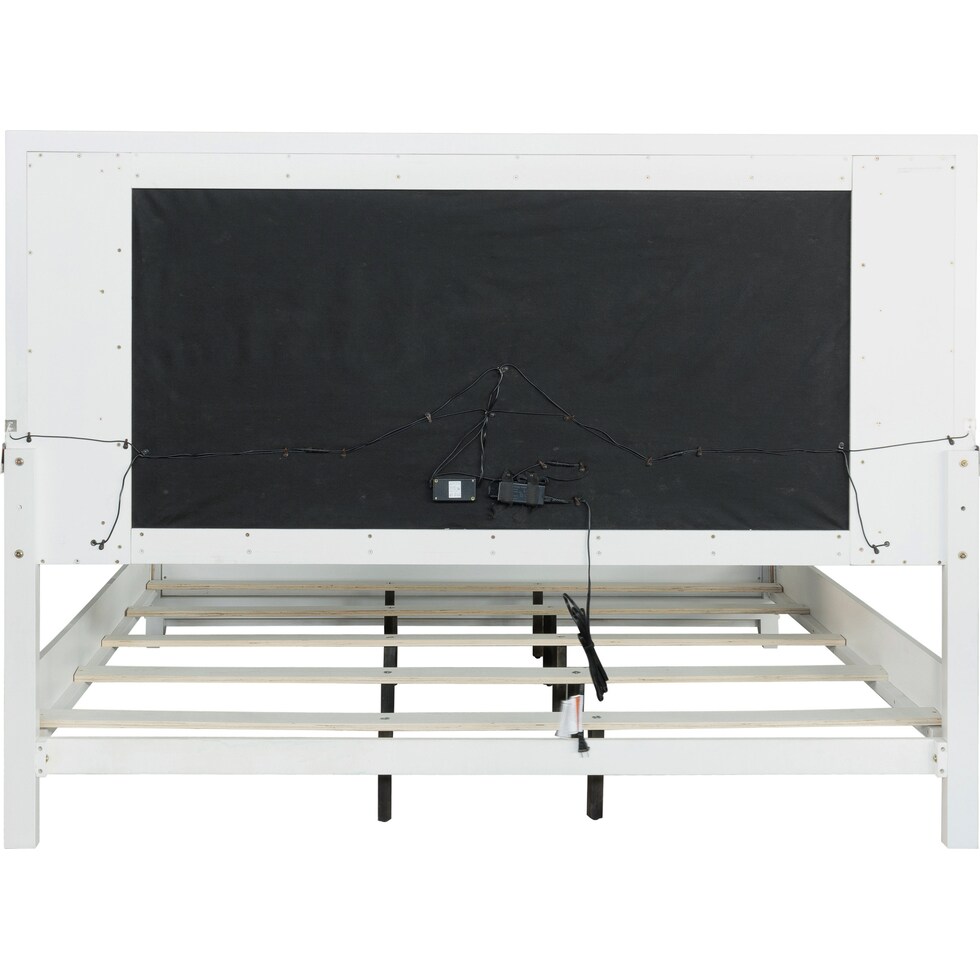apollo silver queen bed   