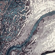 Titanium 5' x 8' Area Rug - Aqua Blue