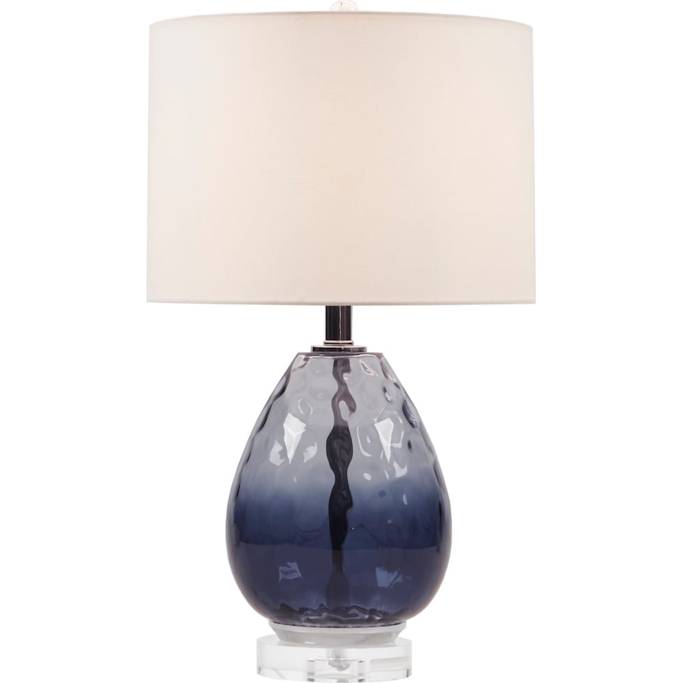 aquata blue table lamp   