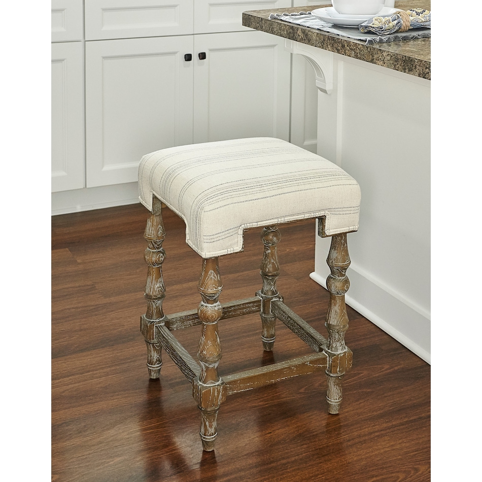 arabella gray counter height stool   