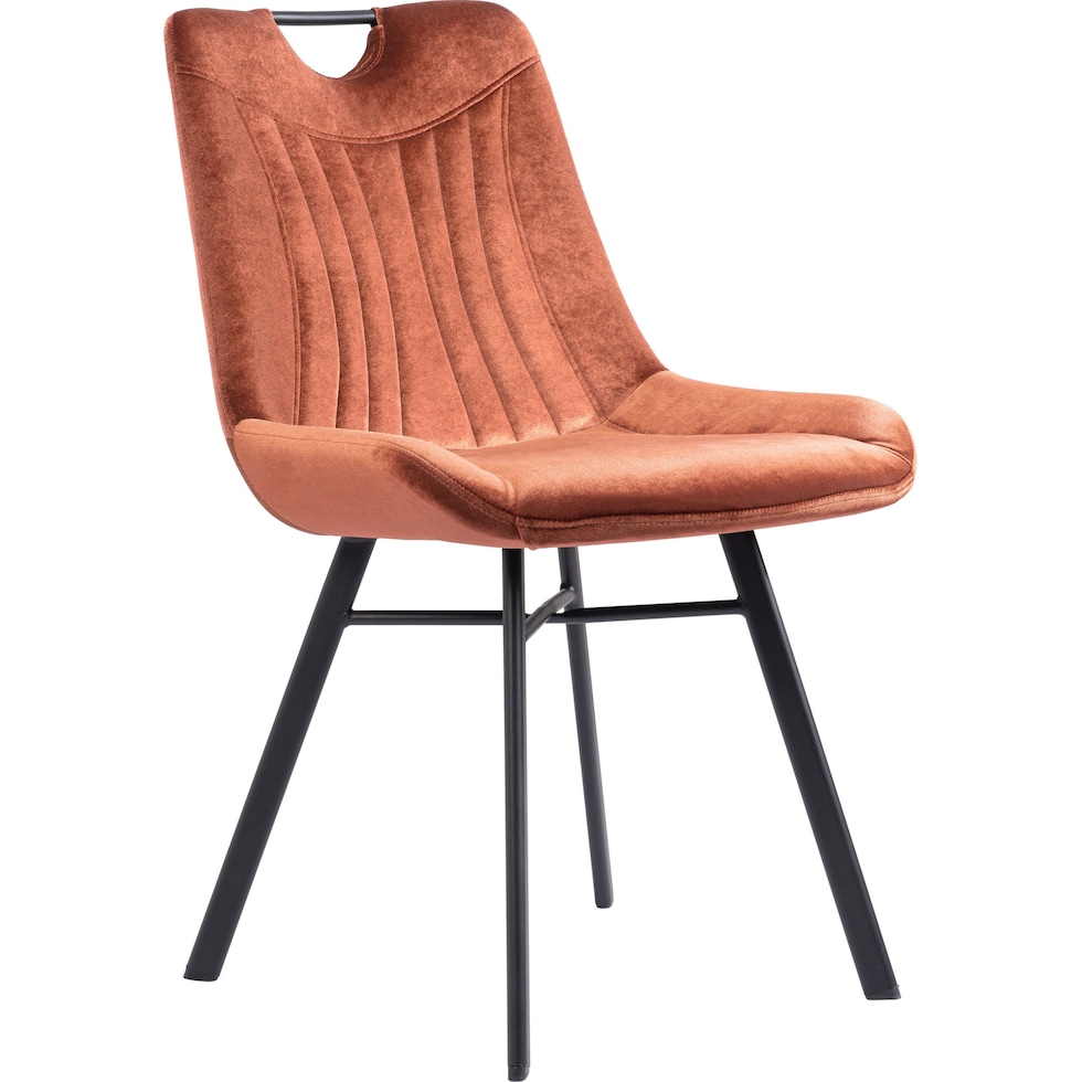 araceli light brown dining chair   