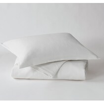 aragon white queen bedding set   