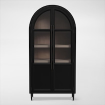 archer black bookcase   