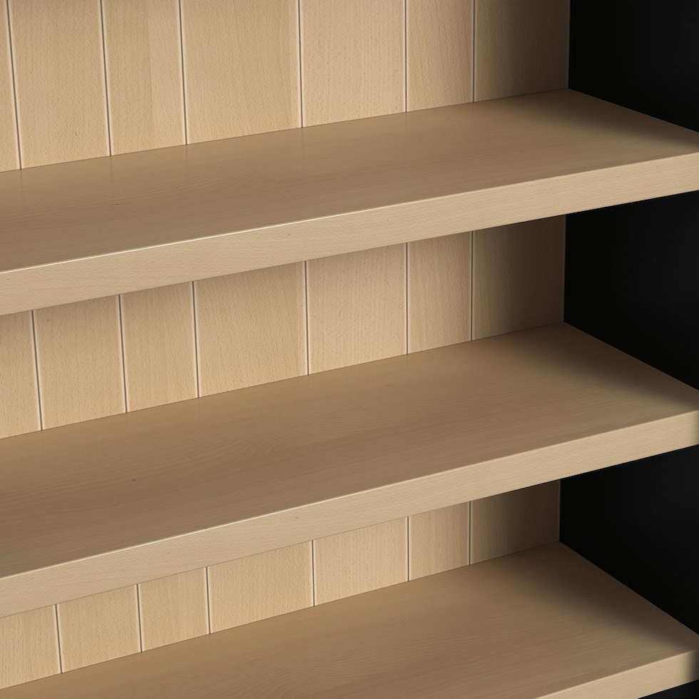 archer black bookcase   