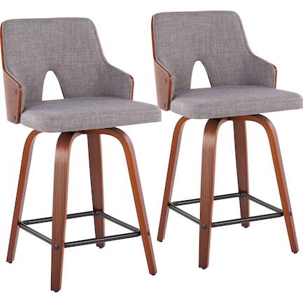 Archie Set of 2 Counter-Height Stools