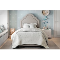 archie gray twin bed   