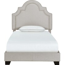 archie gray twin bed   