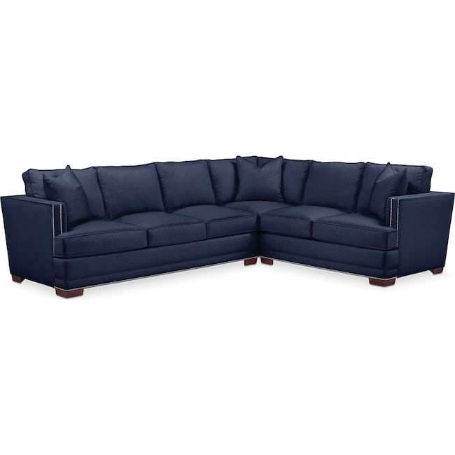 Living Room Furniture - Arden 2-Piece Large Sectional