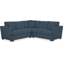 arden blue  pc sectional   