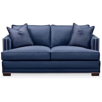 arden blue apartment sofa   