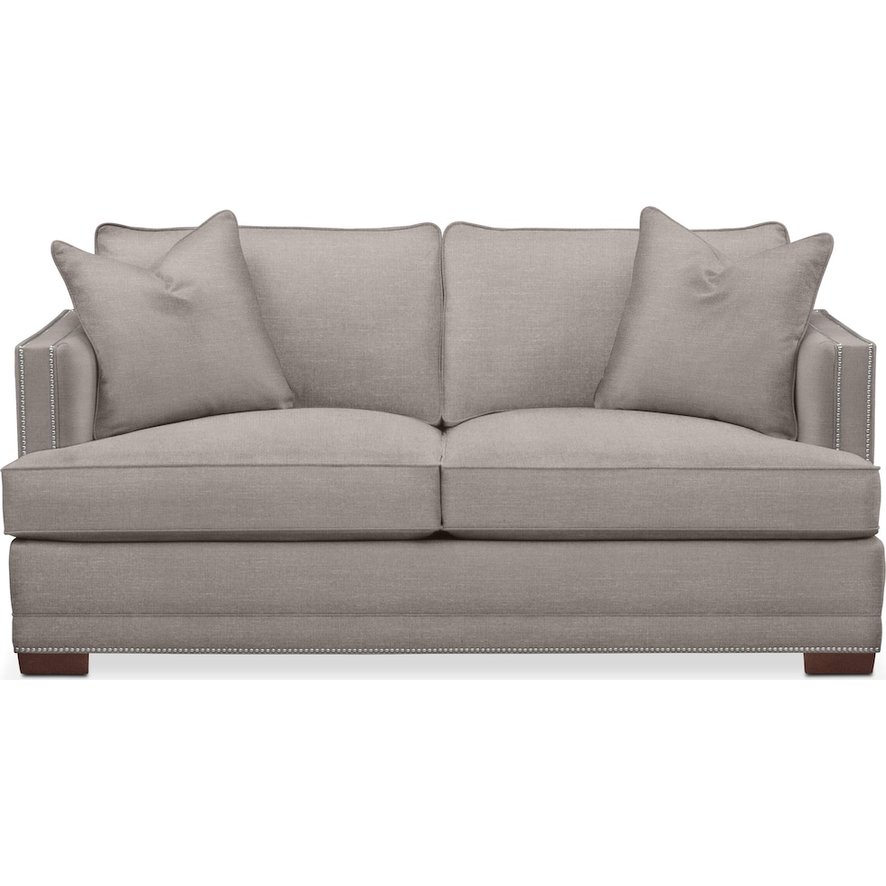 arden curious silver pine apartment sofa   