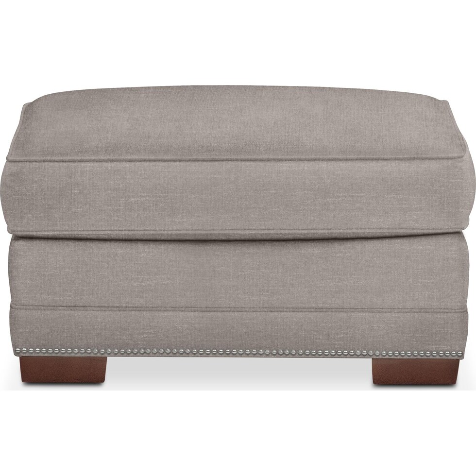 arden curious silver pine ottoman   