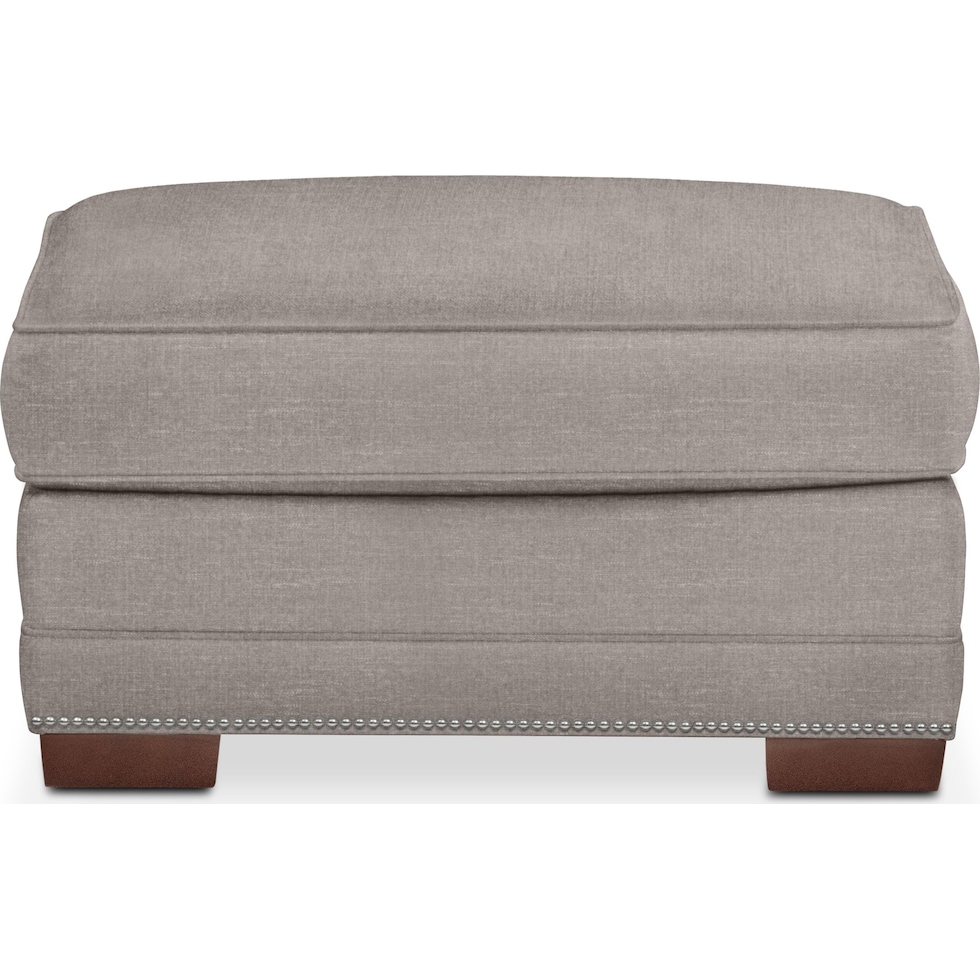arden curious silver pine ottoman   