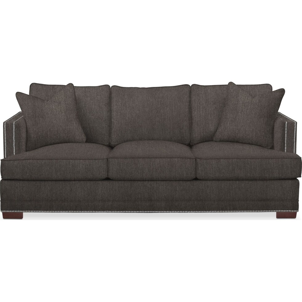 arden dark brown sofa   