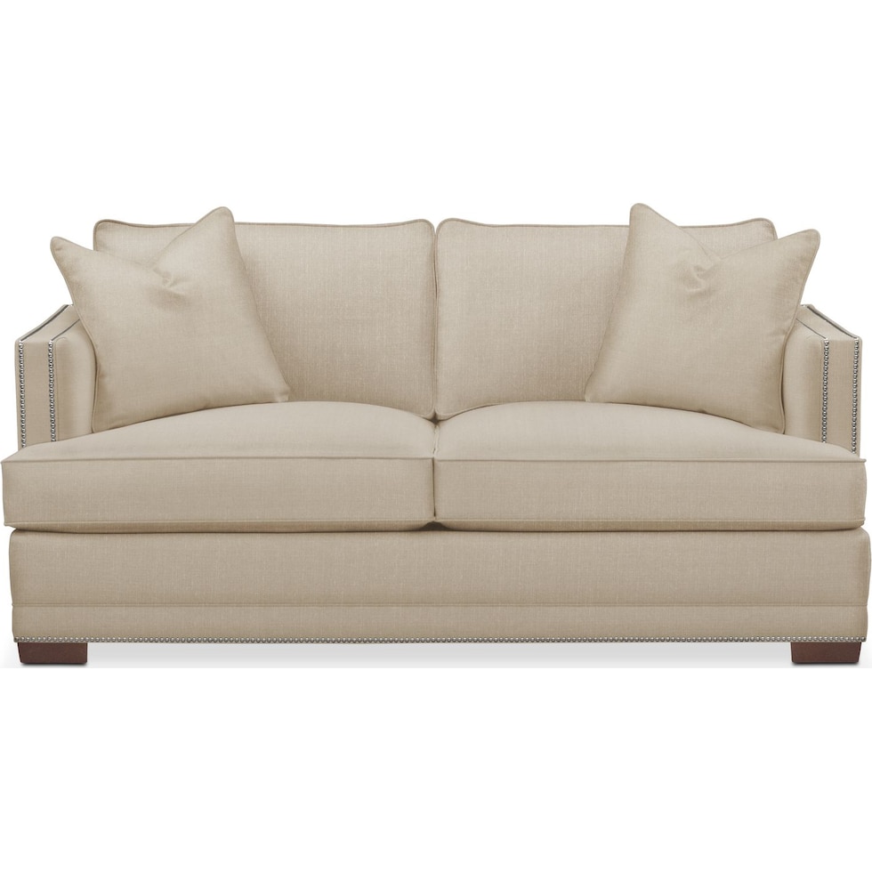 arden depalma taupe apartment sofa   