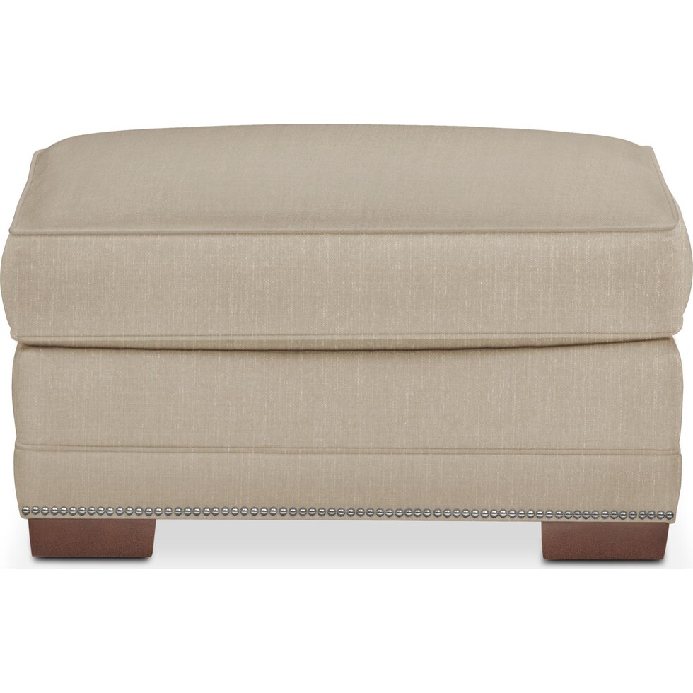 arden depalma taupe ottoman   