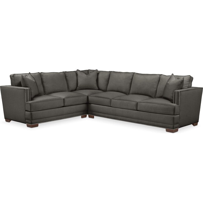 Living Room Furniture - Arden 2-Piece Large Sectional
