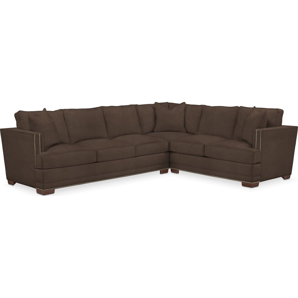 arden gray  pc sectional   