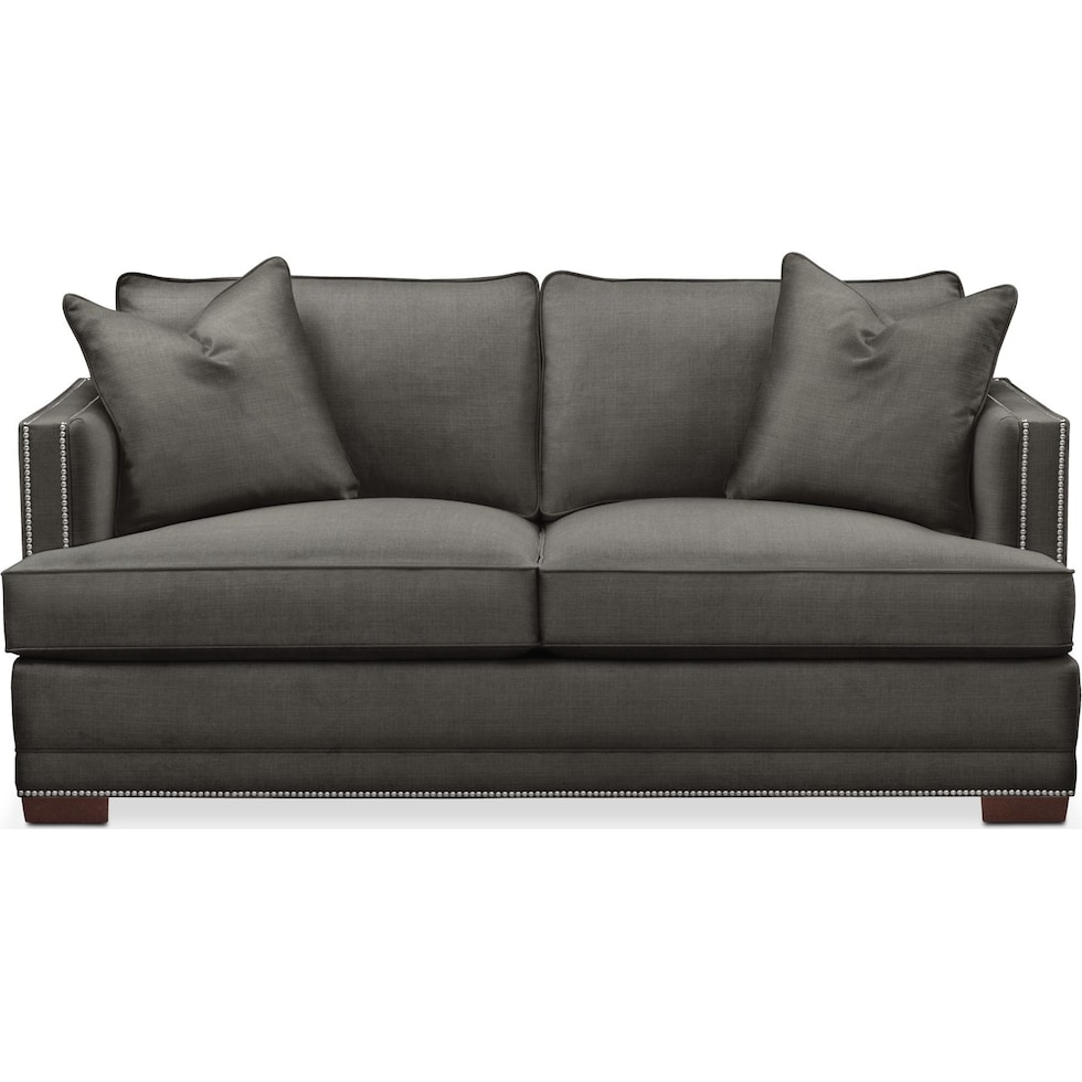 arden gray apartment sofa   