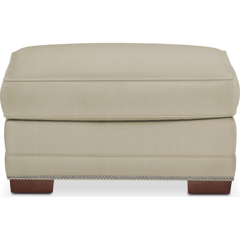 arden neutral ottoman   