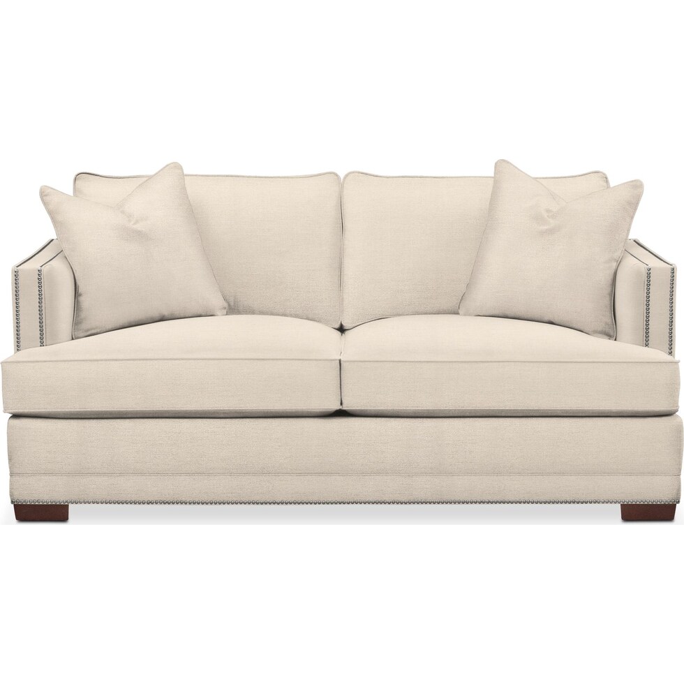 arden white apartment sofa   
