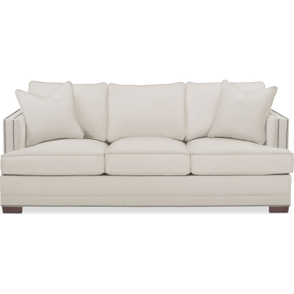 arden white sofa   