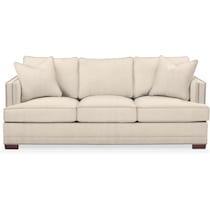 arden white sofa   