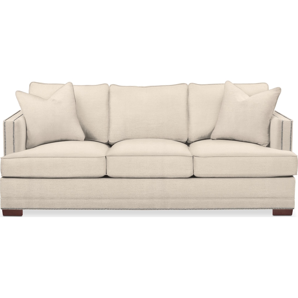 arden white sofa   
