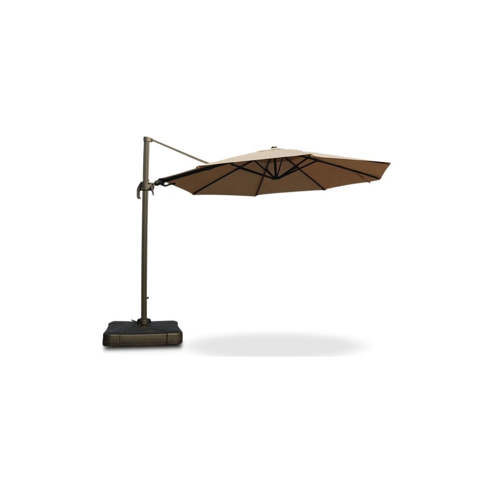 arena light brown outdoor umbrella   