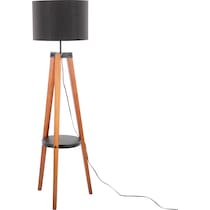 aretha light brown floor lamp   