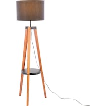 aretha light brown floor lamp   