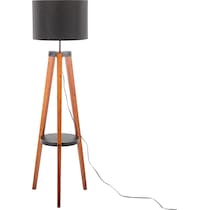 aretha light brown floor lamp   