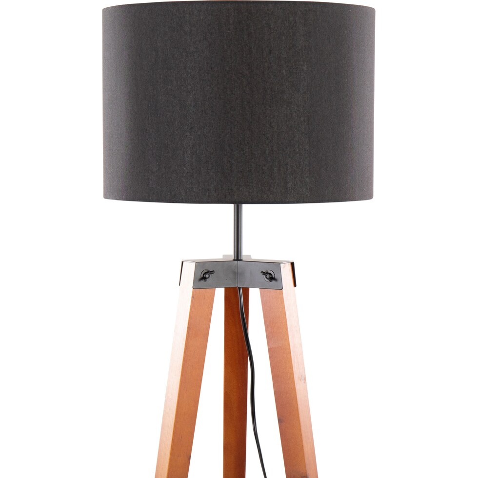 aretha light brown floor lamp   