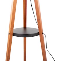 aretha light brown floor lamp   