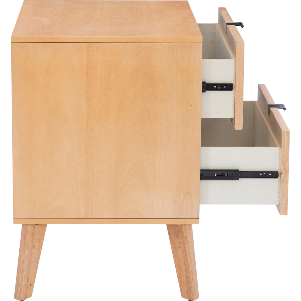 argo natural nightstand   