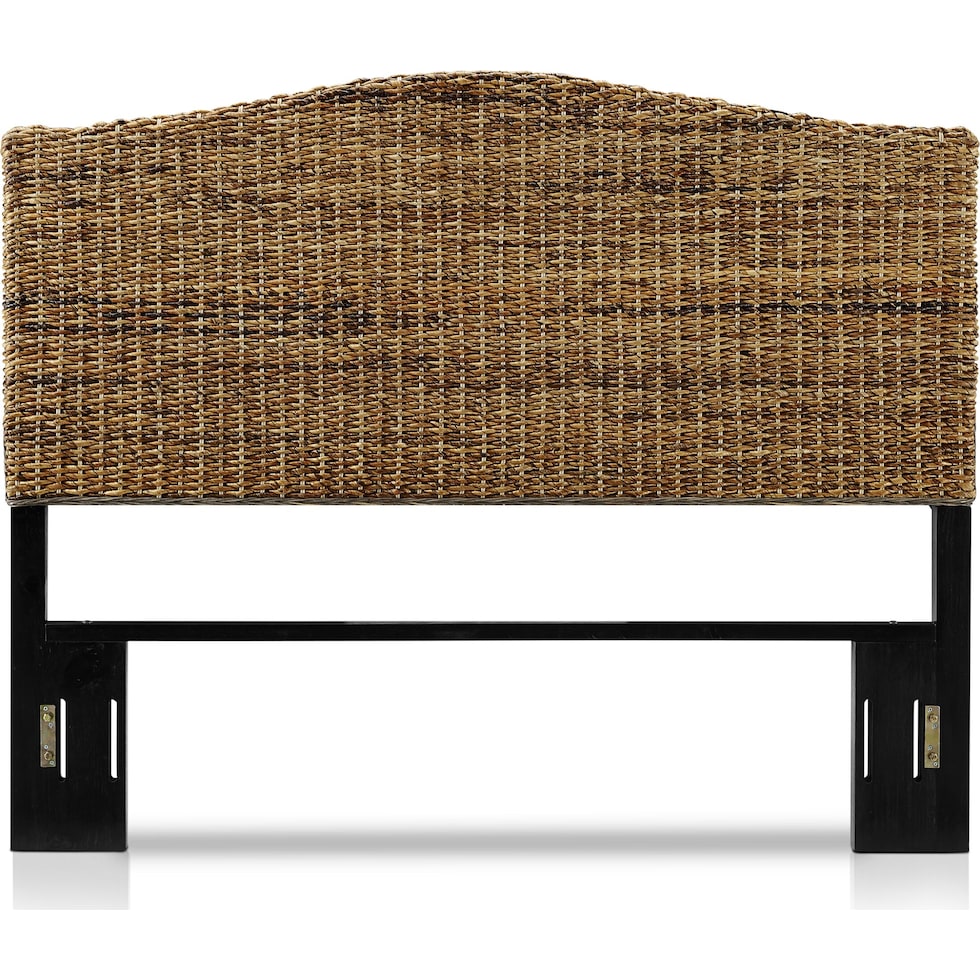 aria dark brown queen headboard   