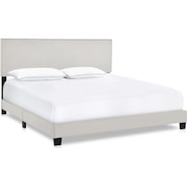 ariana gray king upholstered bed   