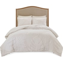 ariana white king california king bedding set   