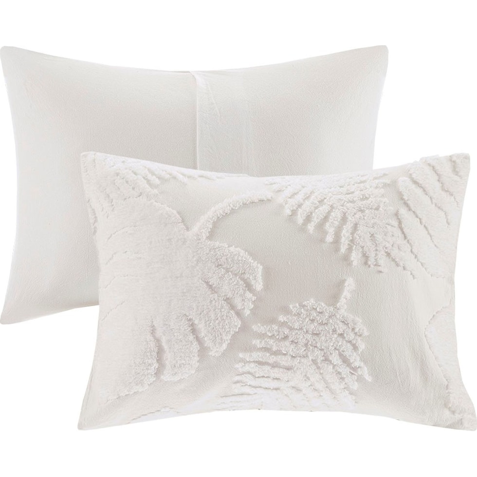 ariana white king california king bedding set   