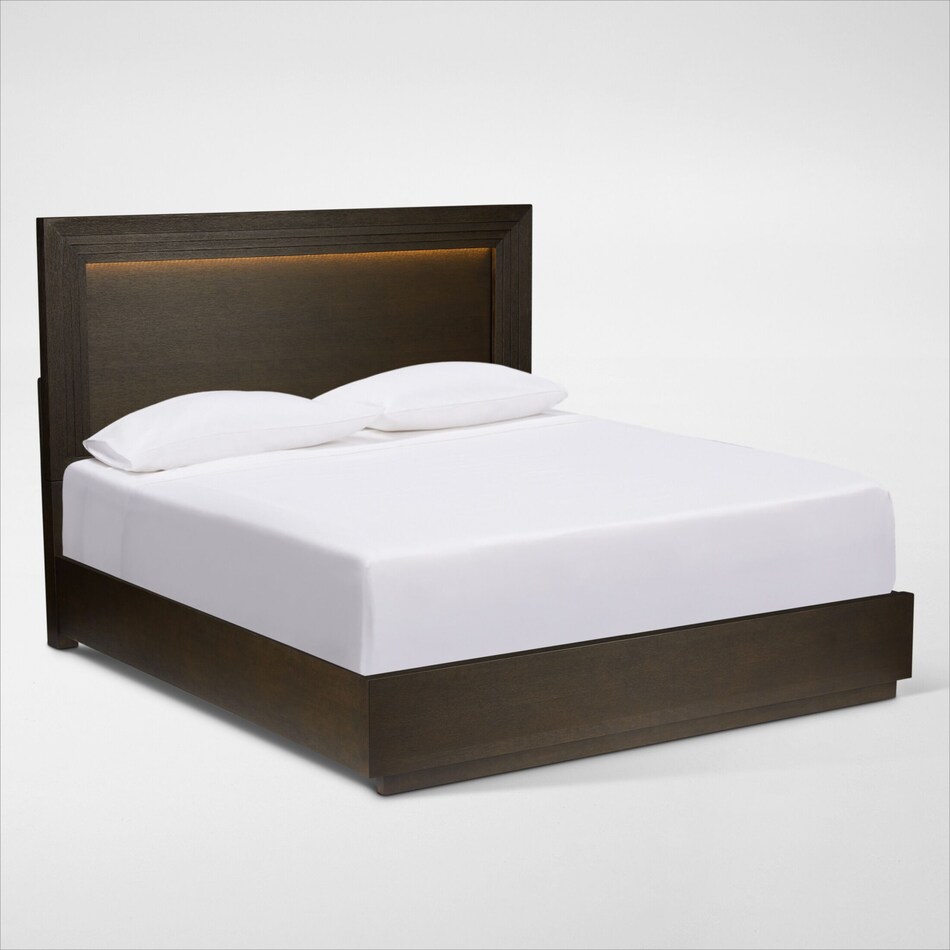 arielle bedroom dark brown  pc king bedroom   