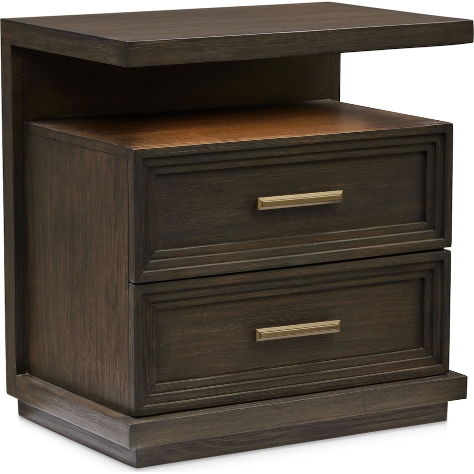 arielle bedroom dark brown  pc king bedroom   