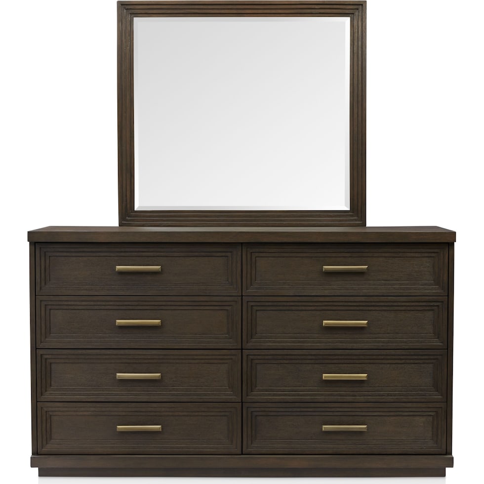 arielle bedroom dark brown  pc queen bedroom   