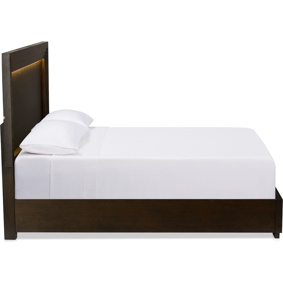 arielle bedroom dark brown  pc queen bedroom   
