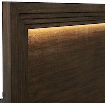 arielle bedroom dark brown  pc queen bedroom   