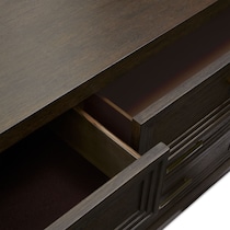 arielle bedroom dark brown  pc queen bedroom   