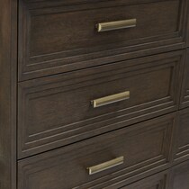 arielle bedroom dark brown  pc queen bedroom   