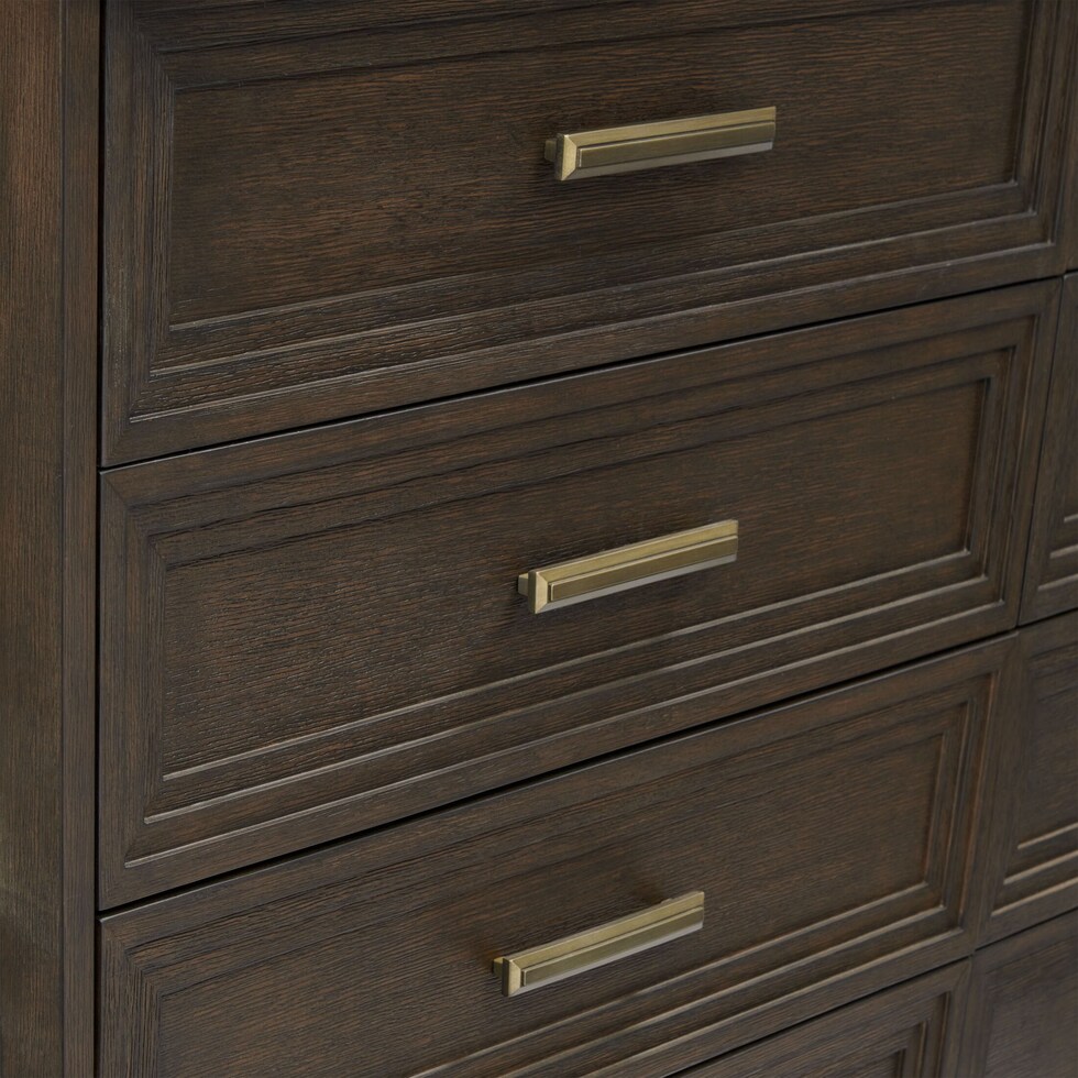 arielle bedroom dark brown  pc queen bedroom   