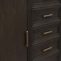 arielle bedroom dark brown door chest   