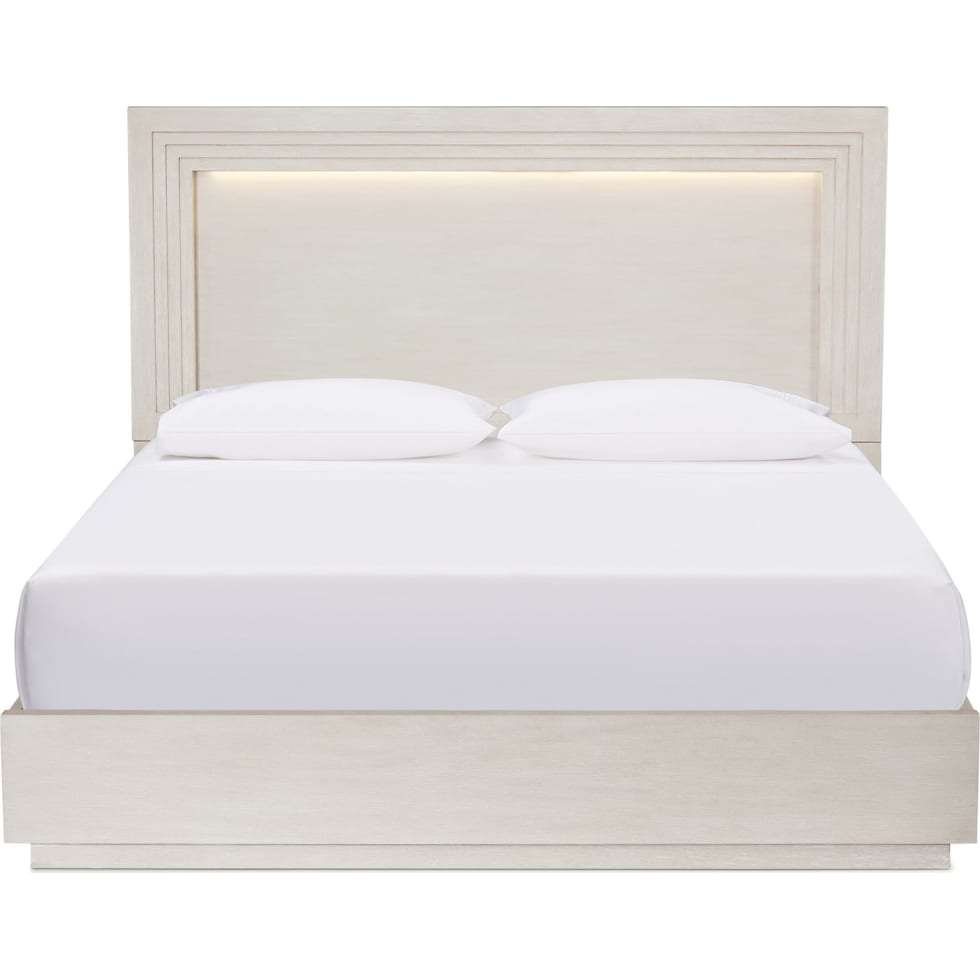 arielle bedroom white  pc king bedroom   