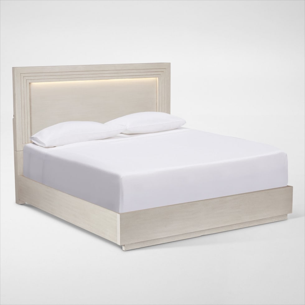 arielle bedroom white king bed web   